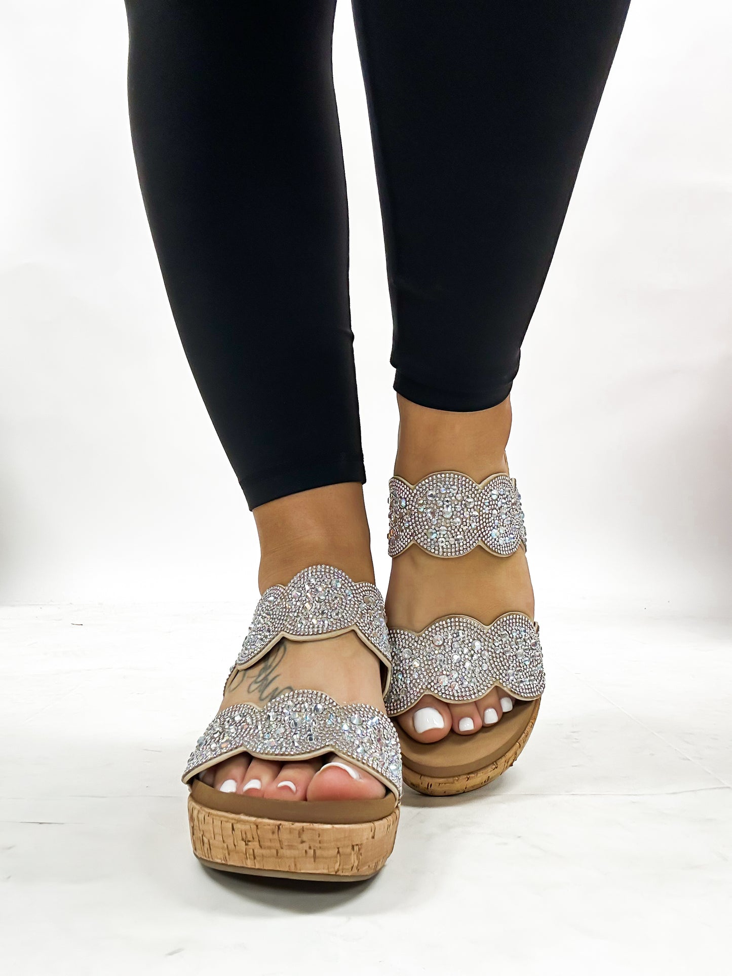 Corky's Clear Make a Toast Sandals