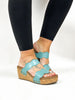 Corky's Teal Obviously Sandals