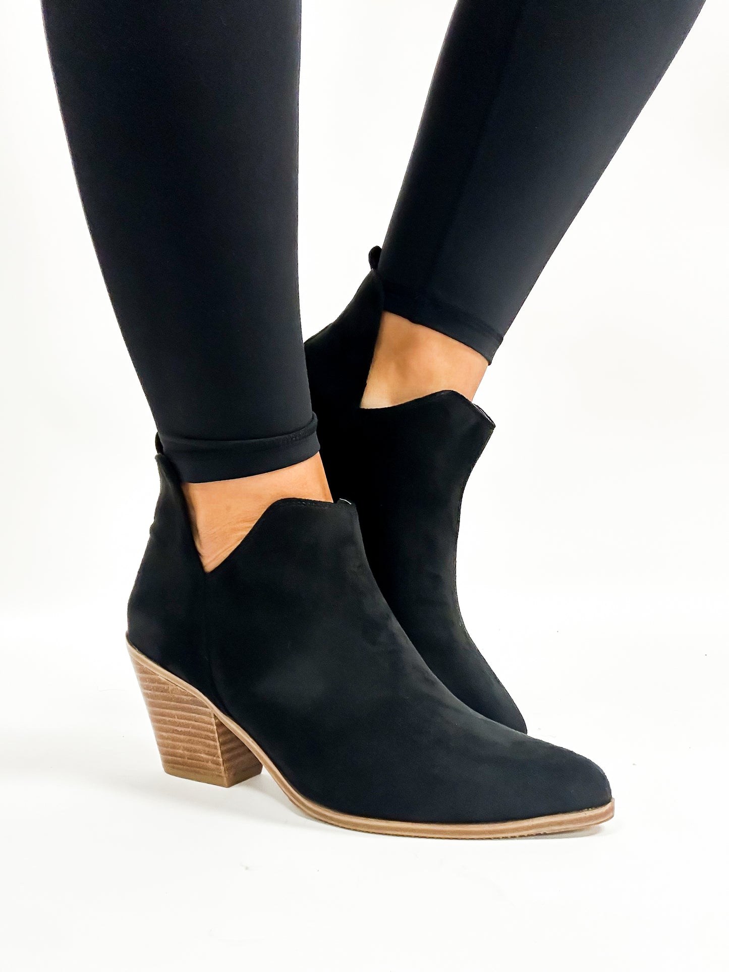 Corky's Black Faux Suede Sassy Pants Boots