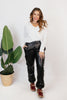 Effortless Essential Long Sleeve Top In Ivory