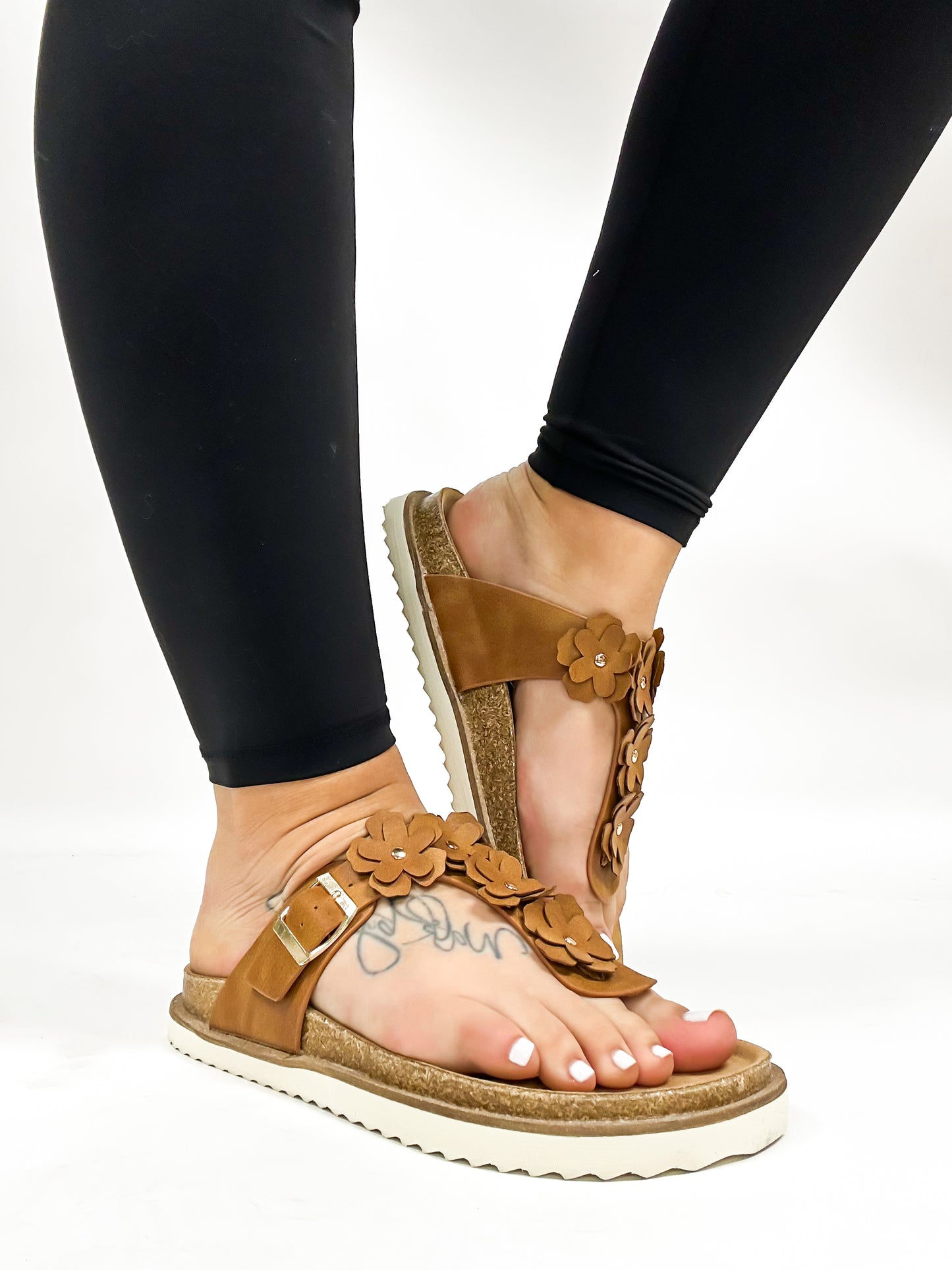 Corky's Cognac Bless Her Heart Sandals