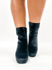 Bottes anti-limaces en velours noir de Corky