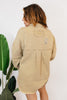 Edge of Dusk Shacket in Herb