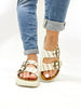 Corky's Tan Natural Stripe Rumor Has It Sandals