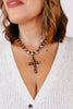 Tova Donatella Necklace in Smutt with Rose Gold Stones - FINAL SALE
