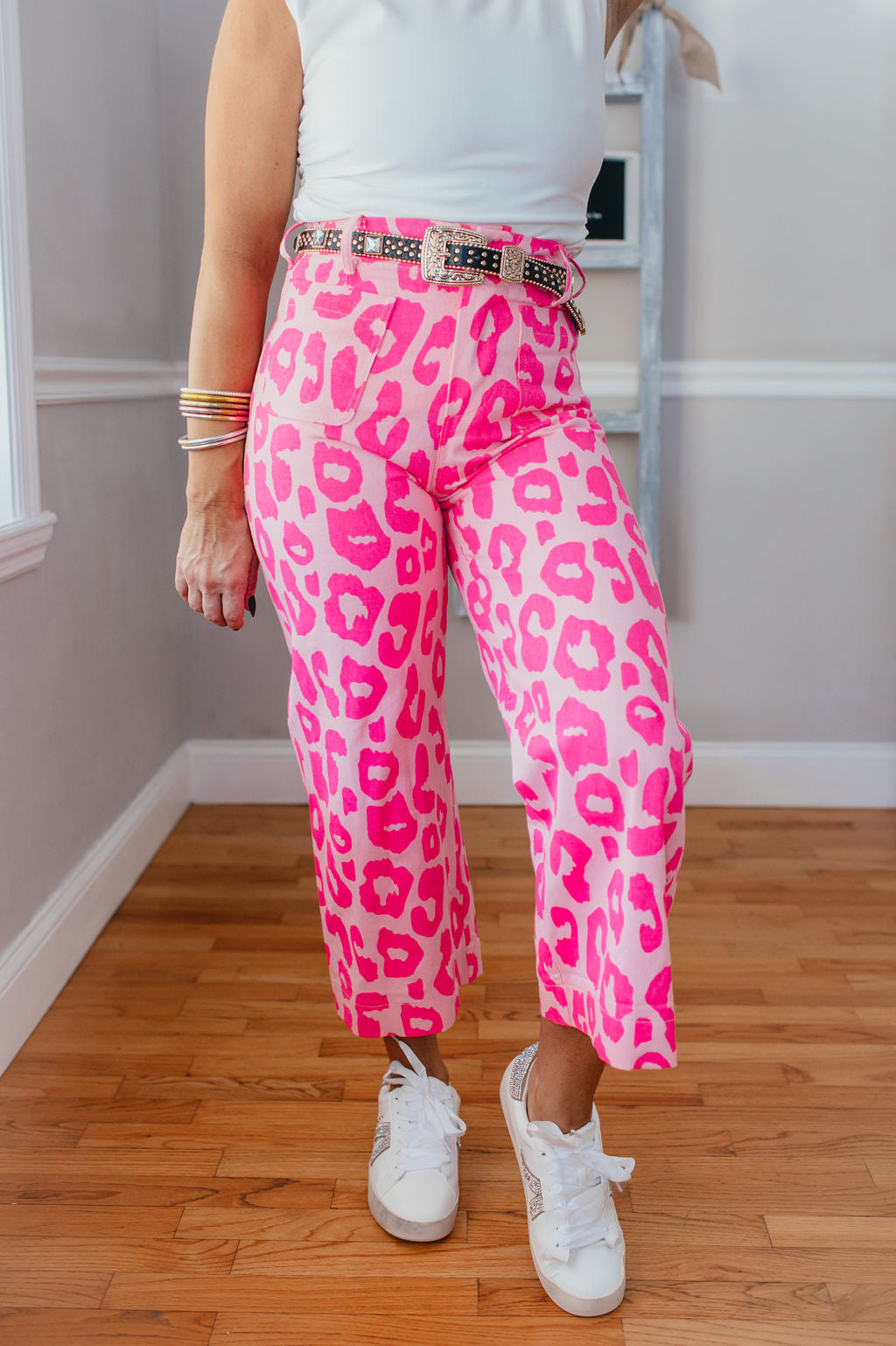 Pink Power Leopard Pants