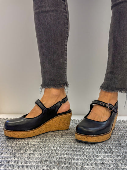 Corky's Black Pity Party Sandals