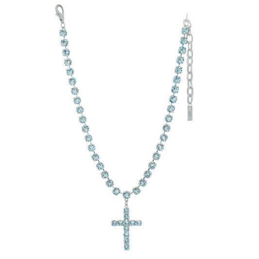 Tova Mini Donatella Necklace in Silver Light Azore