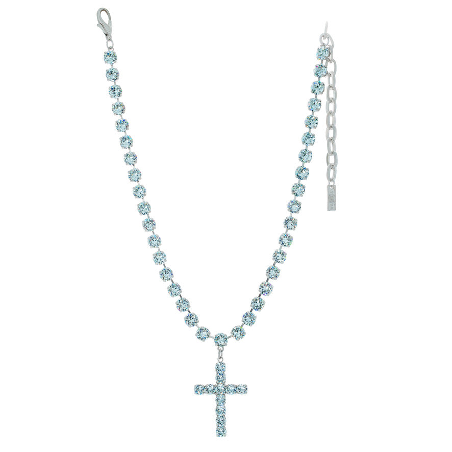 Tova Mini Donatella Necklace in Silver Light Azore