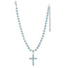 Tova Mini Donatella Necklace in Silver Light Azore