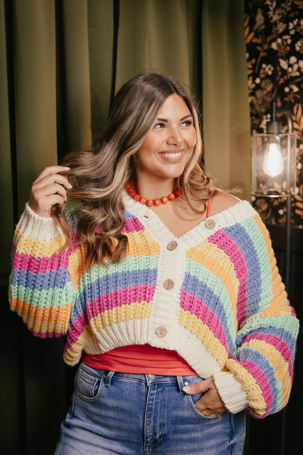 Rainbow Sherbert Cardigan - Reg & Curvy