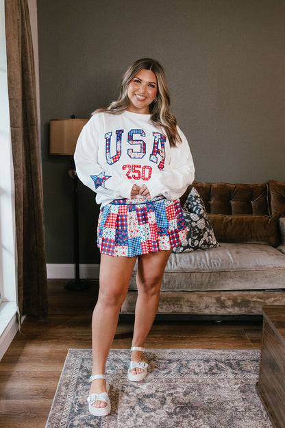 Firecracker Floral Sweater