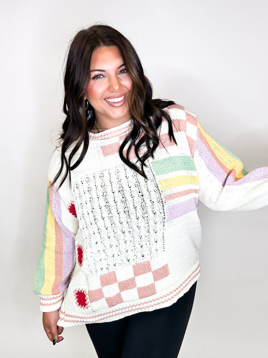 Pattern Play Sweater