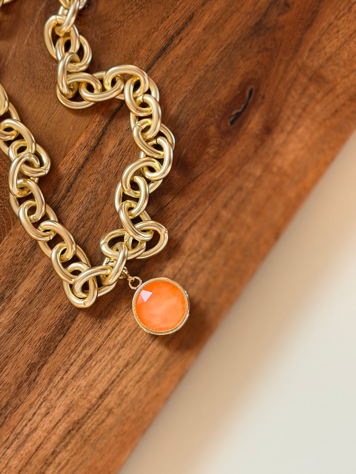 Round About Charm In Coral