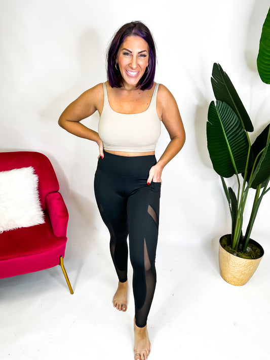 Mesh Motion Leggings - Reg/Curvy