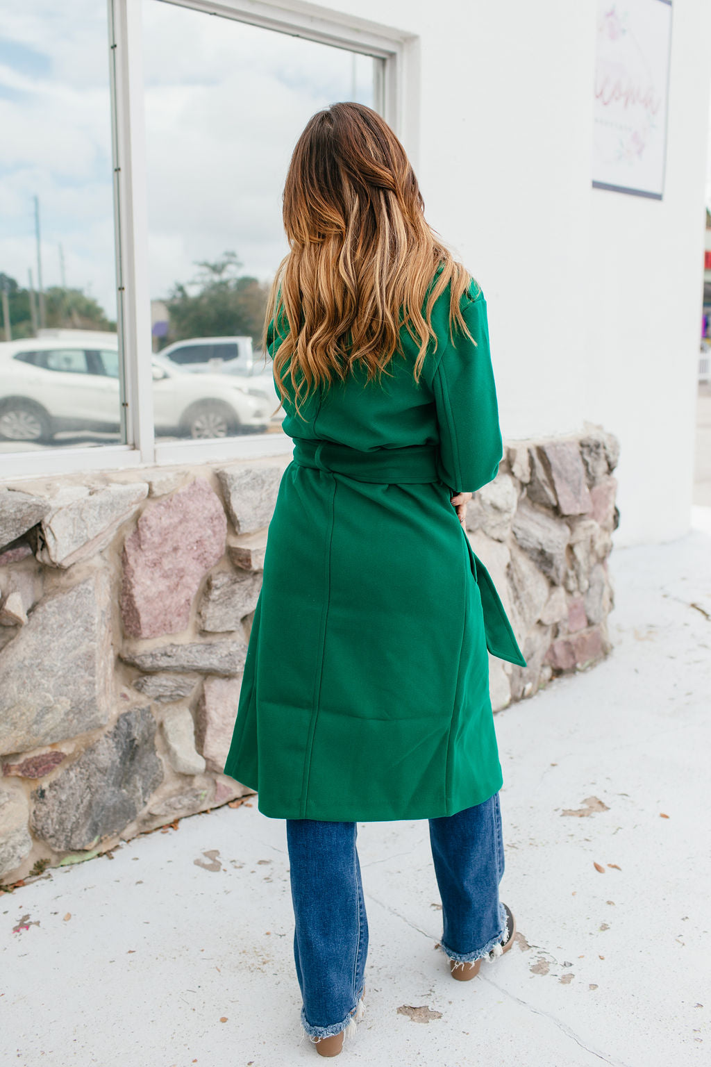 Top Notch Coat In Green