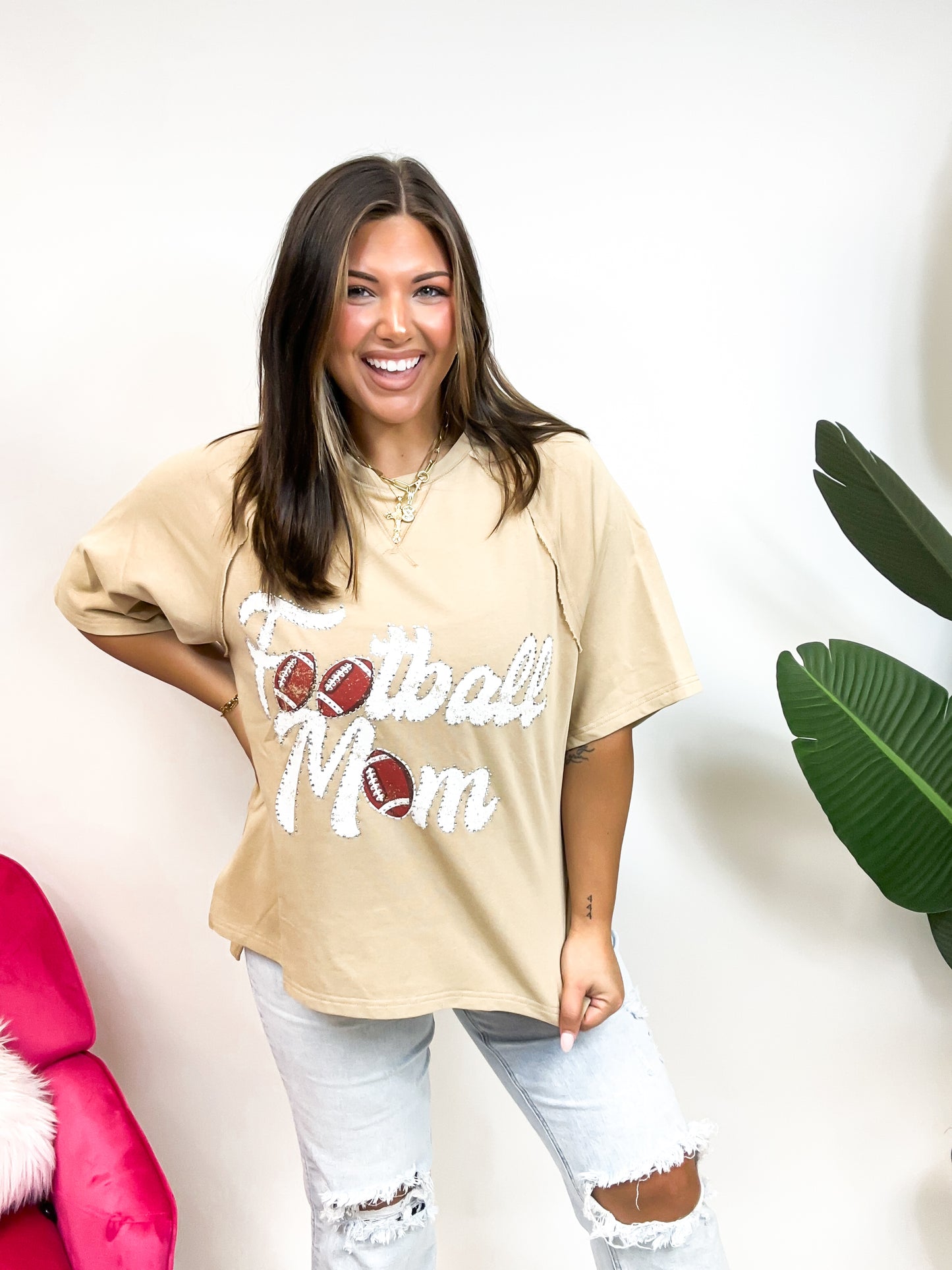 Football Mom Graphic Tee