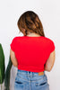 Flex Fit Top in Red - Reg/Curvy