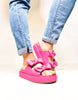 Corky's Hot Pink Lil Bit Knotty Sandals