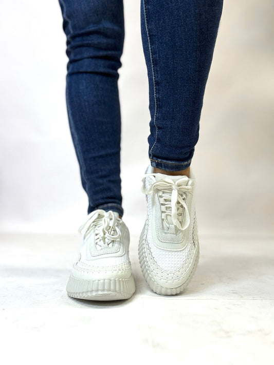 Corky's White Multi Adventure Sneakers