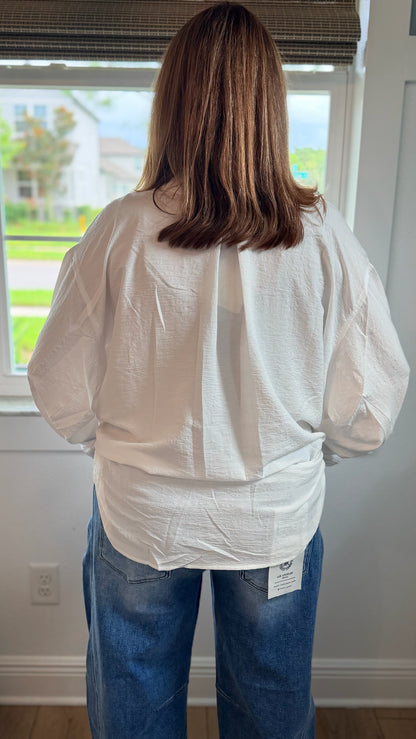 Barefoot Button Down Top