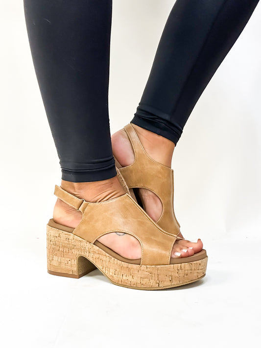 Corky's Caramel Miss Carley Sandals