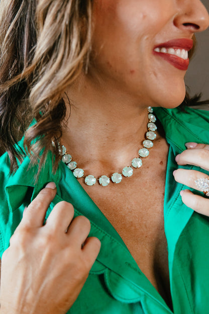 Tova Sofia Necklace In Ultra Mint