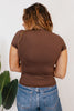 Slimm T-Shirt In Brown - Reg & Curvy