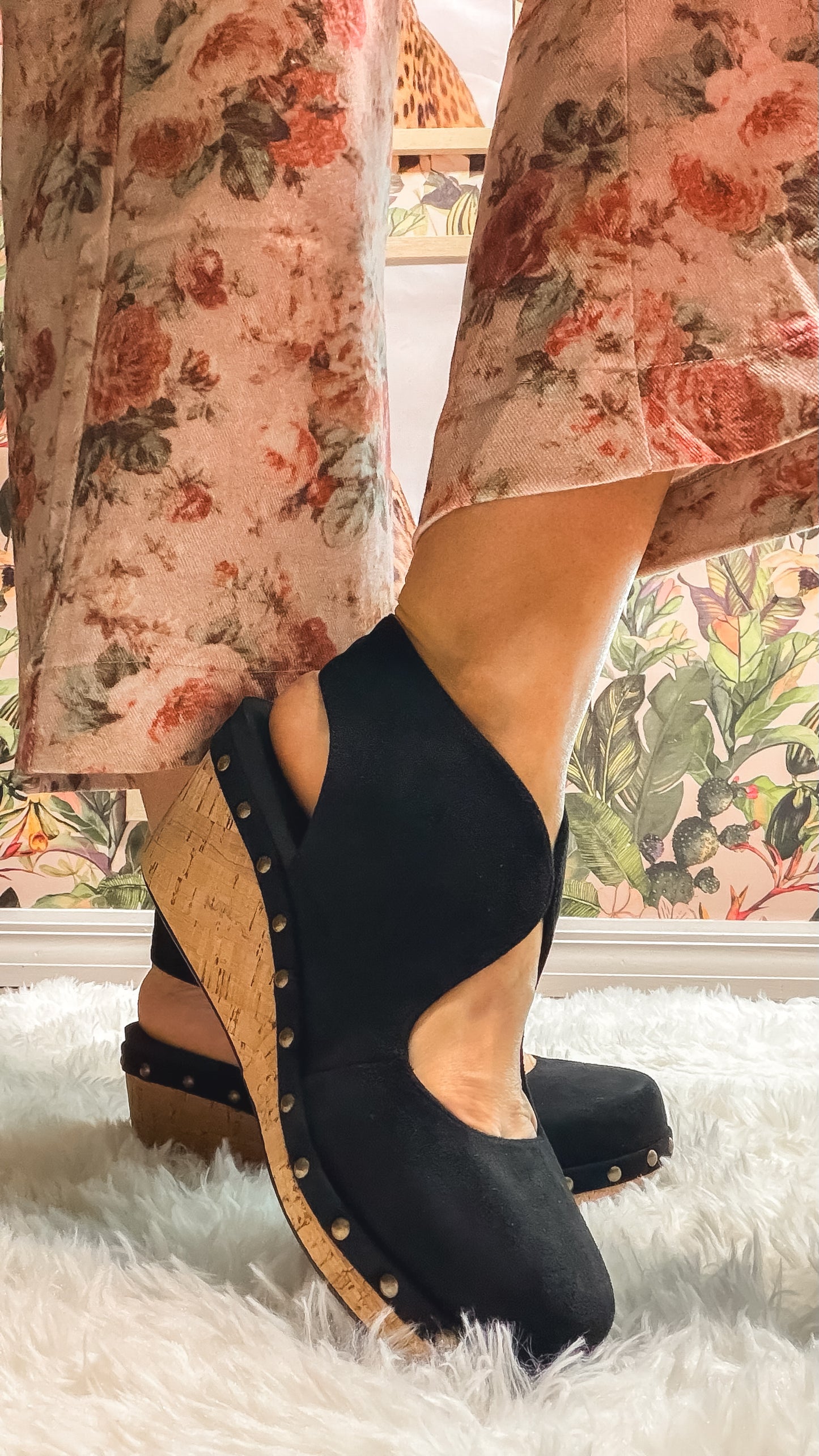 Corky's Black Oh It's You Wedges