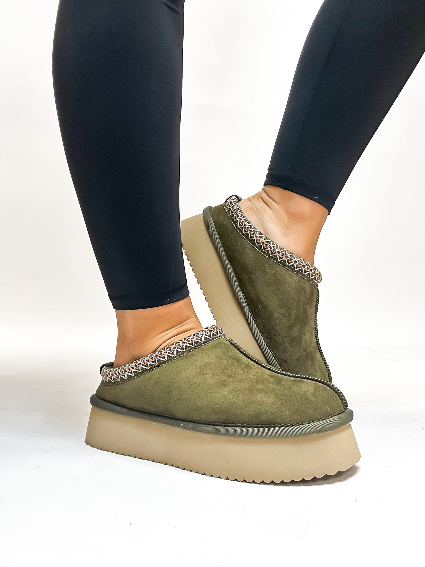 Corky's Khaki Faux Suede Pillow Talk Shoes - FINAL SALE