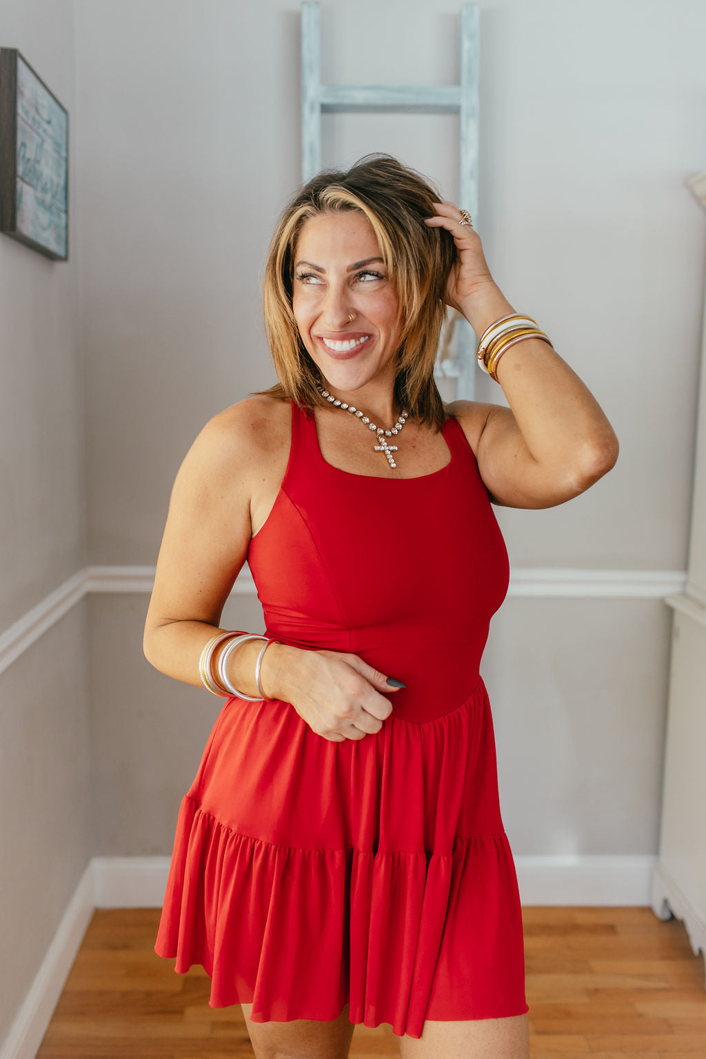 Twirl Worthy Dress In Red