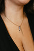 Double Spike Short Necklace