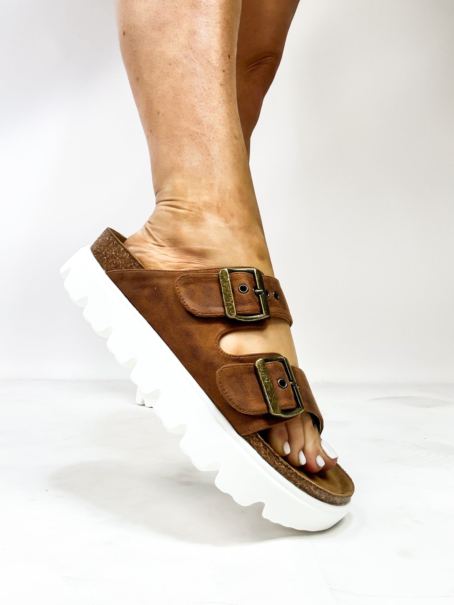 Corky's Cognac Rumor Has It Sandals