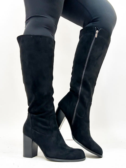 Corky's Black Faux Suede Hot Date Boots