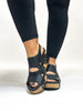 Corky's Black Cut It Out Sandals