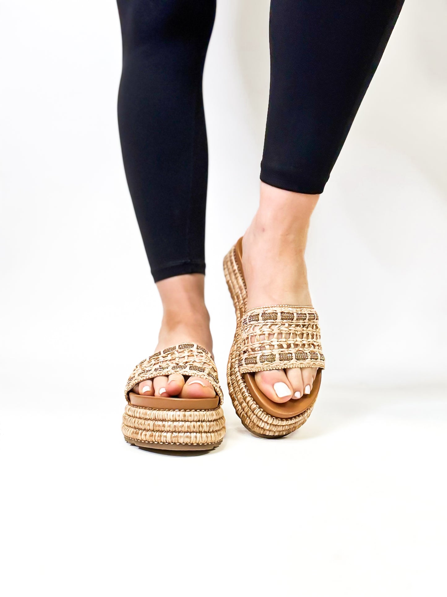 Corky's Raffia Hangover Sandals