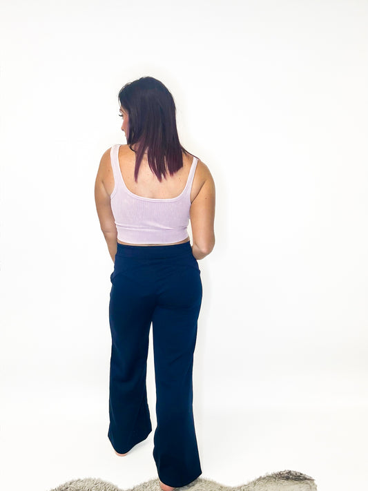 Modern Flare Pants in Navy - Reg/Curvy