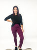 Structured and Slimming Pants in Wine - Reg/Curvy