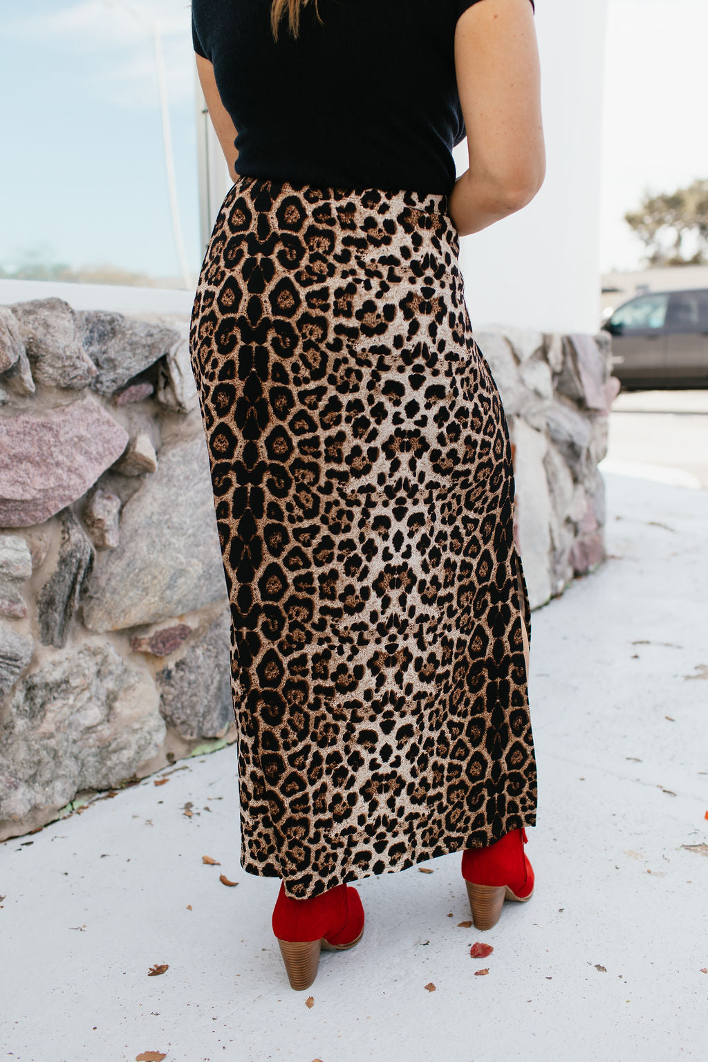 Power Play Skirt In Cheetah - Reg & Curvy