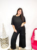 Black Friday Deal: Wide Stride Cargo Pants in Black - Reg/Curvy