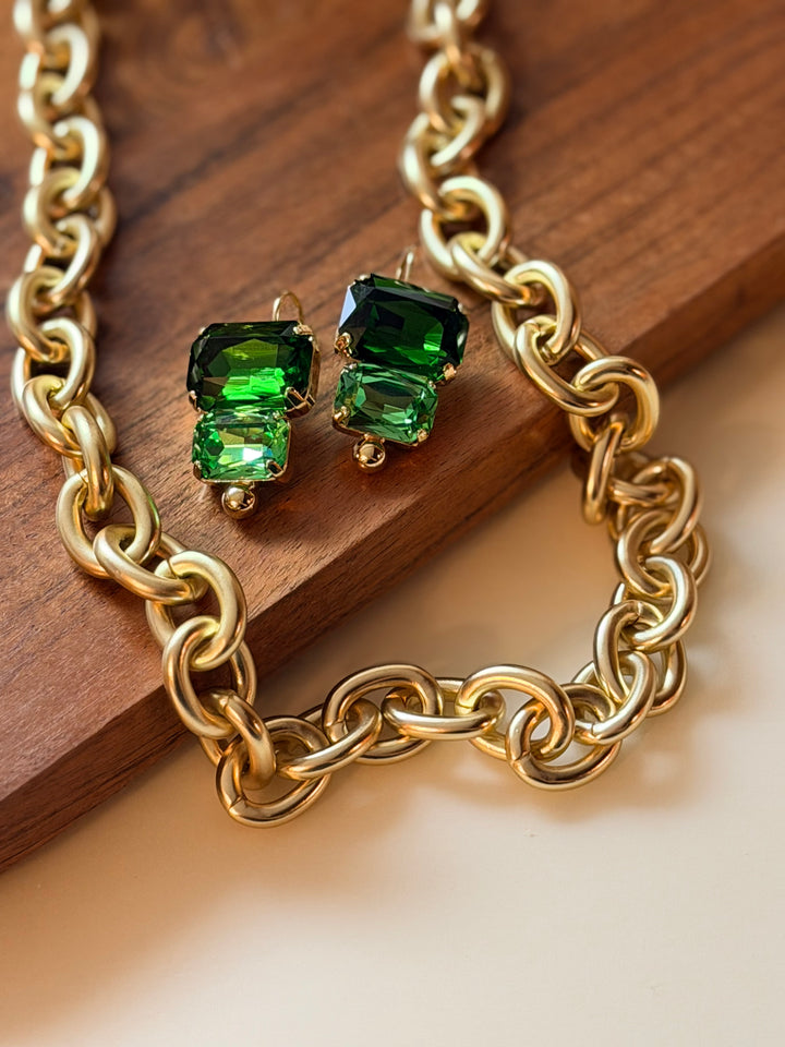 Candy Crush Earrings In Green