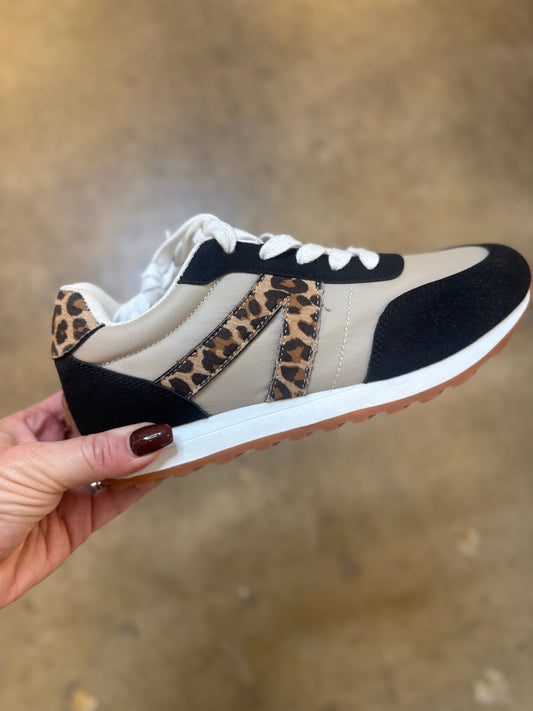 Presale: Very G Black Leopard Joel Sneakers