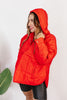 Bright Side Puffer Jacket In Red - Reg & Curvy