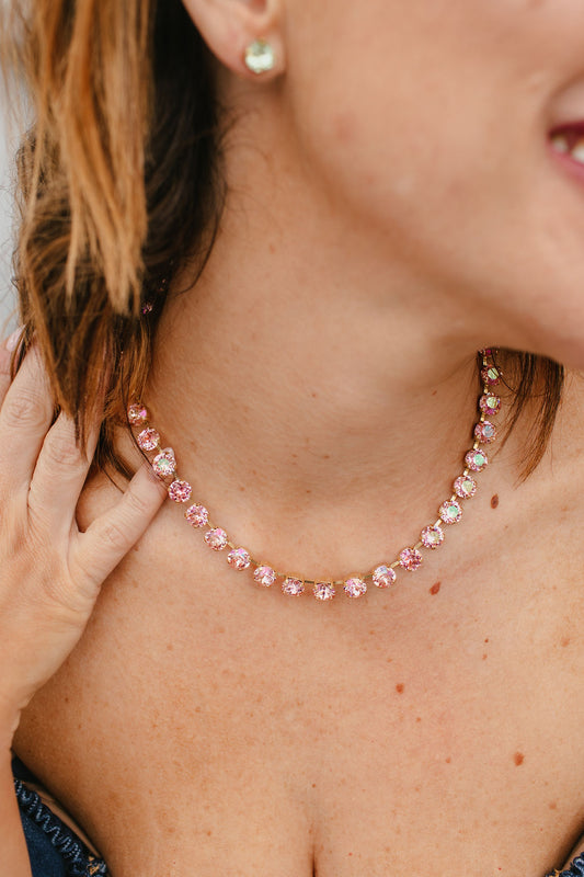 Tova Oakland Necklace In Light Rose Glimmer