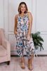 Phierce Fashions Jumpsuit in Blue Floral - Reg/Curvy