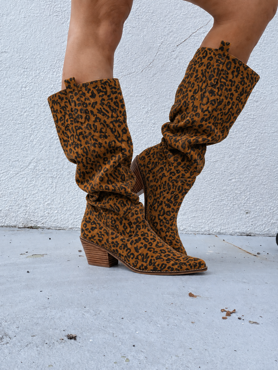 Corky's Leopard City Slicker Boots