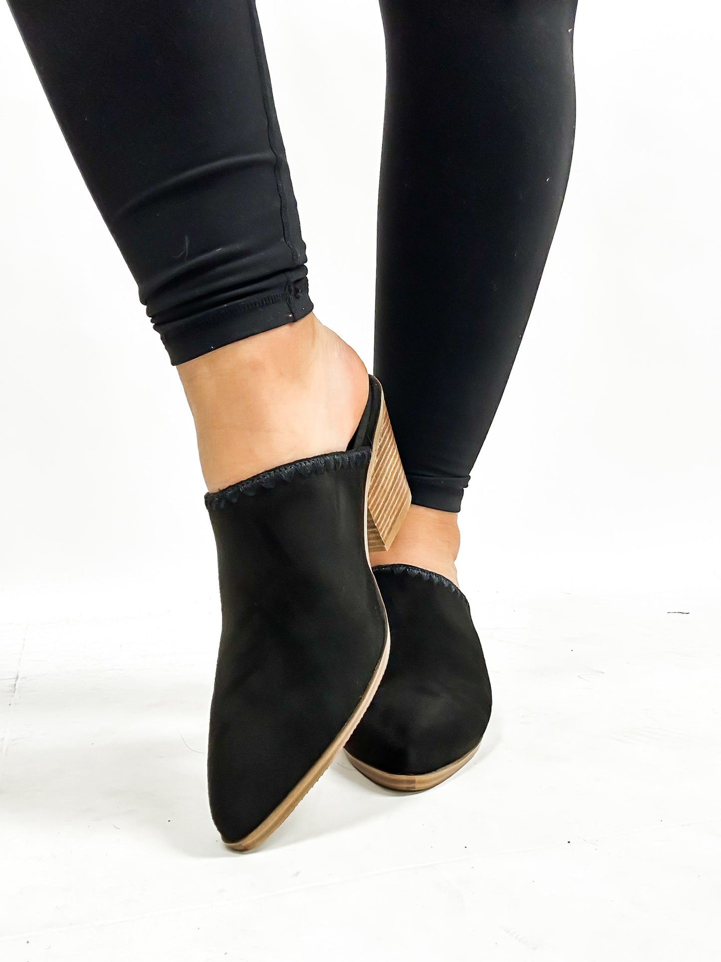 Corky's Black Faux Suede Sizzle Heels FINAL SALE