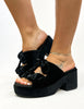 Corky's Black Velvet Put A Bow On It Heels
