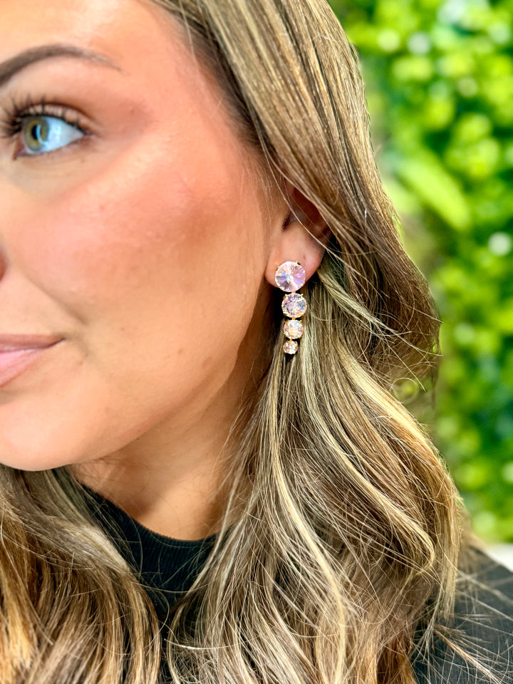 Double Take Earrings in Lilac
