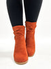 Corky's Rust Faux Suede Last Call Boots